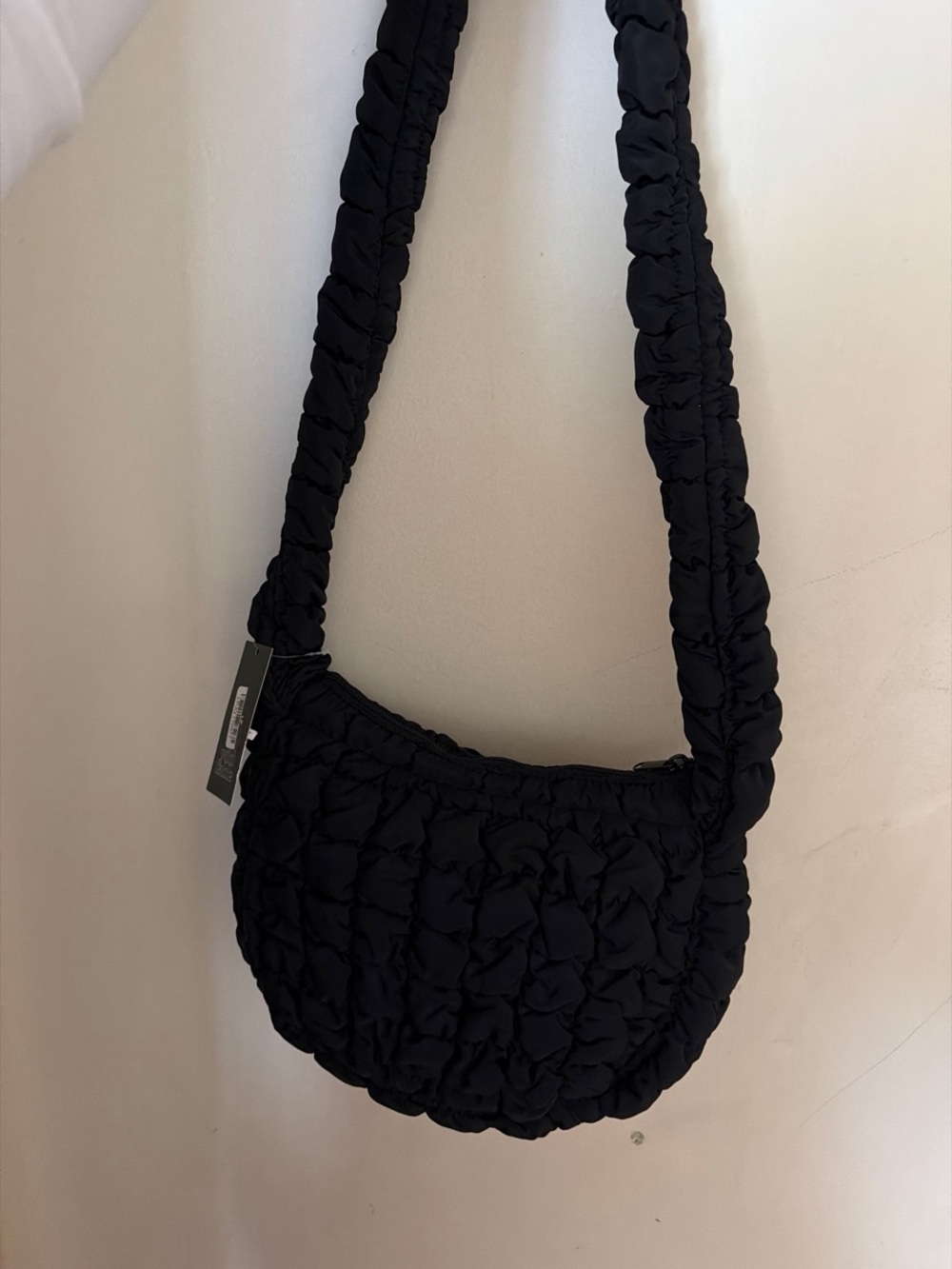 Black Quilted Shoulder Bag - Classic Women's Crossbody